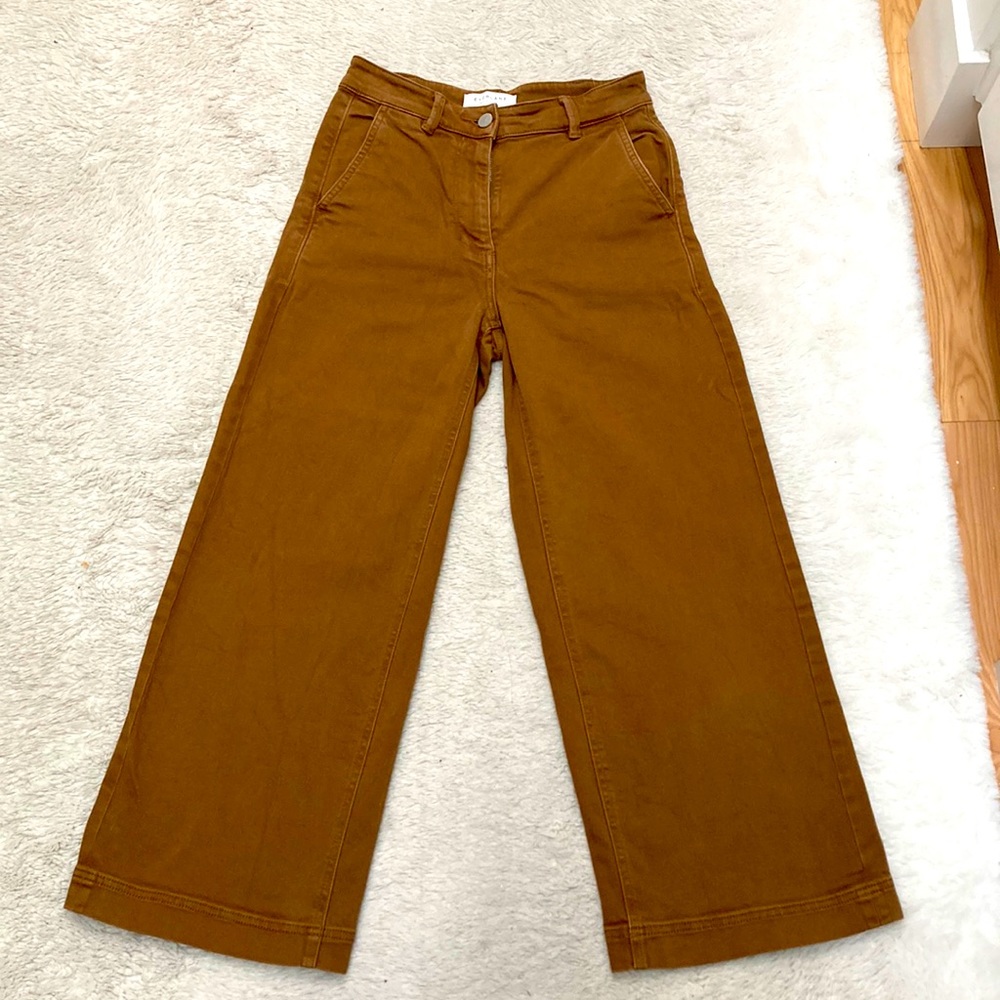 Everlane wide legged jeans size 0